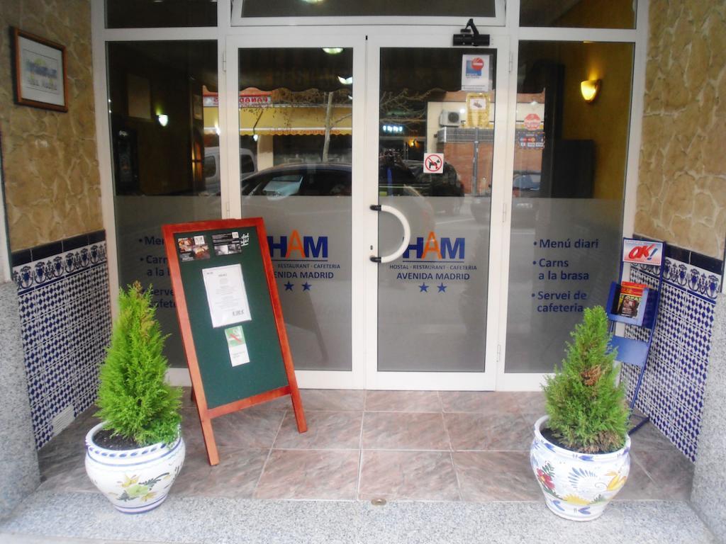 Hostal Restaurante Avenida De Madrid 테라사 외부 사진